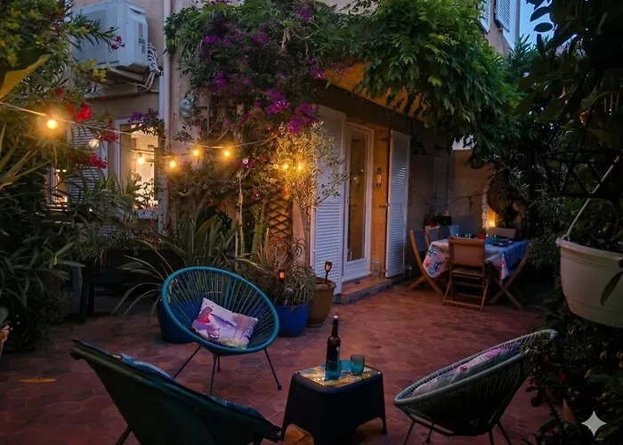 Maison De Vacances A L'Ayguade Classee 3 Etoiles, Climatisee,3Mn A Pied Plage Et Restos ,5Mn Aeroport, 10Mn Gare